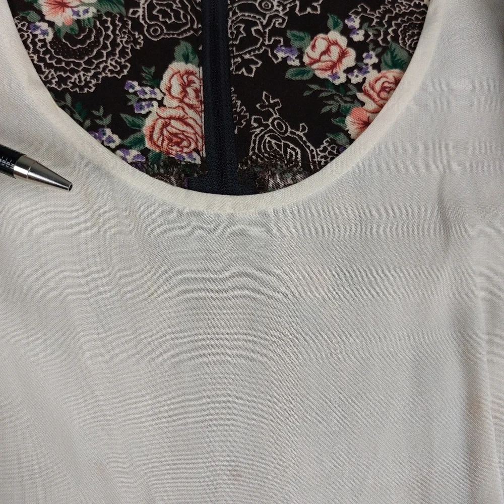 JAMIE BROOKE WOMENS VINTAGE BROWN PINK ROSE FLORAL ROMPER JUMPSUIT SHORTS SZ M